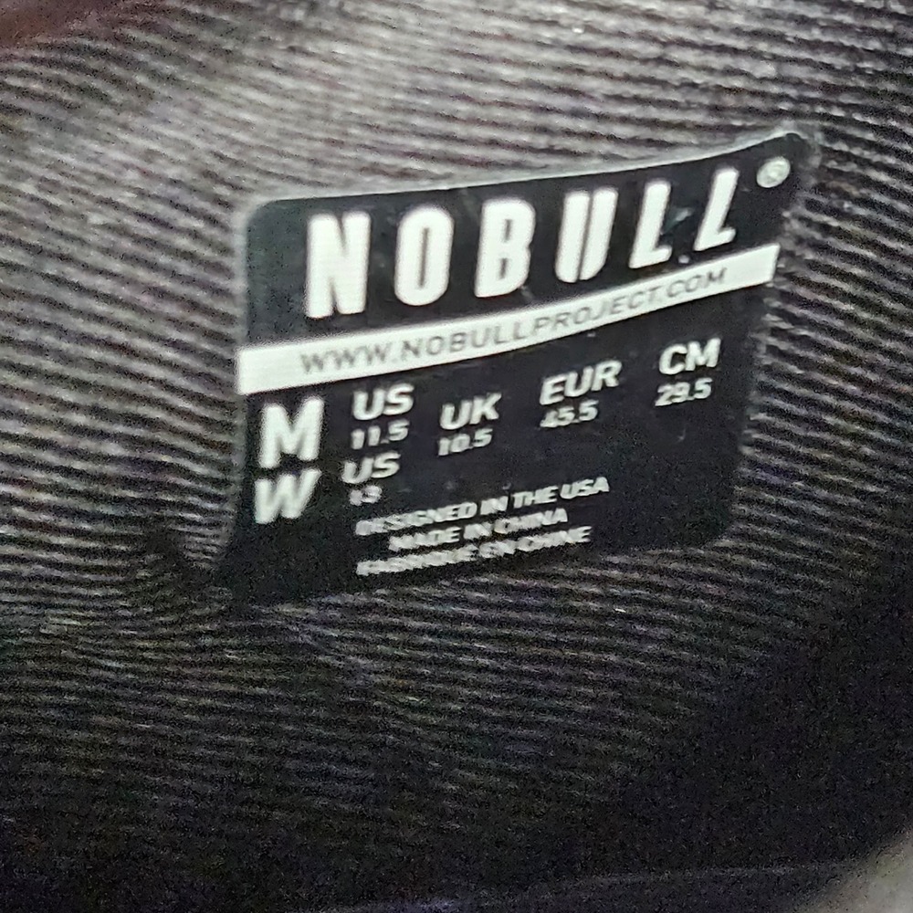 NOBULL Trainer Black Sunset Palm Tree SuperFabric Mens 11.5 Womens 13 Training - Picture 7 of 9